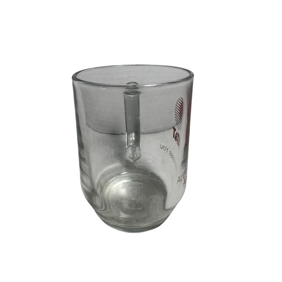 AT&T Appreciates You Coffee Mug With Logo Clear Glass w/Red Made In USA - Picture 4 of 11